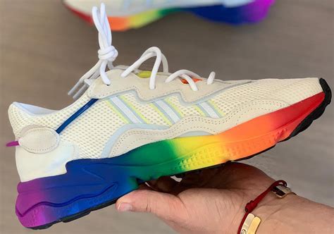 adidas sneakers rainbow|Adidas rainbow sneakers.